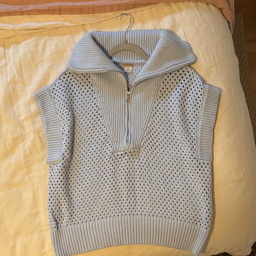 Magaschoni Light Blue Cotton Sweater